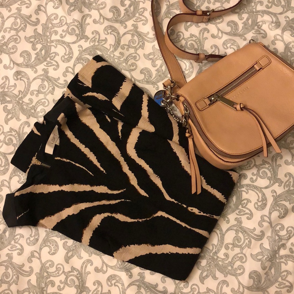 Loft Animal Print Dress